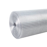 Galvanized Hardware Cloth, Gauge Welded Metal Wire Fence Roll For Garden And Animal Protection - Silver
