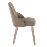 York - Upholstered Chair (Set of 2) - Whitewashed Wood Legs