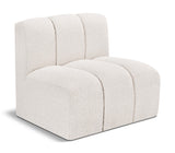 Arc - Boucle Fabric Straight Chair