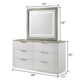 Jazz - Bedroom Set With LED Upholstered Headboard