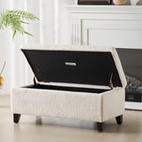 Storage Ottoman With Flip Top Lid