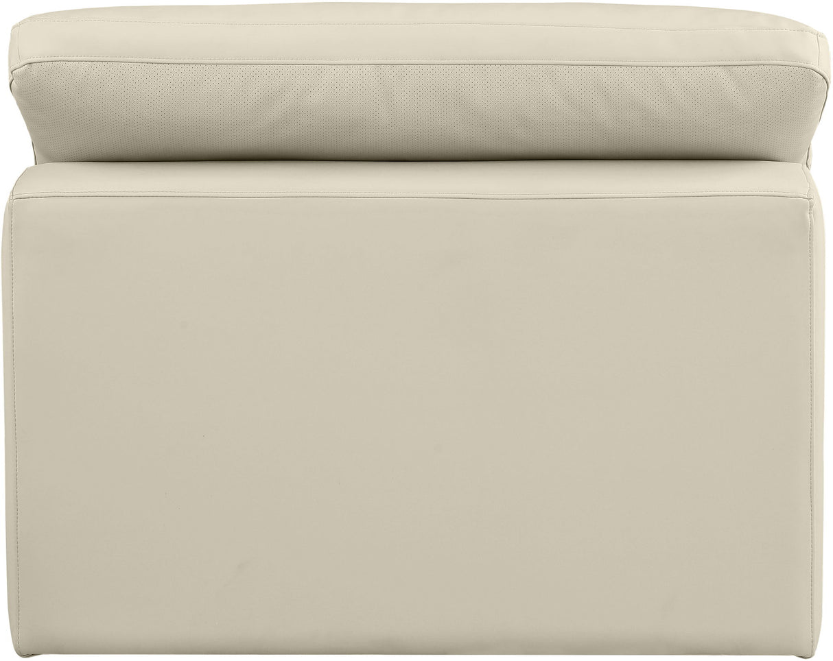 Comfy - Faux Leather Armless Chair