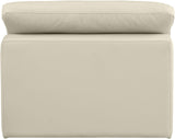Comfy - Faux Leather Armless Chair