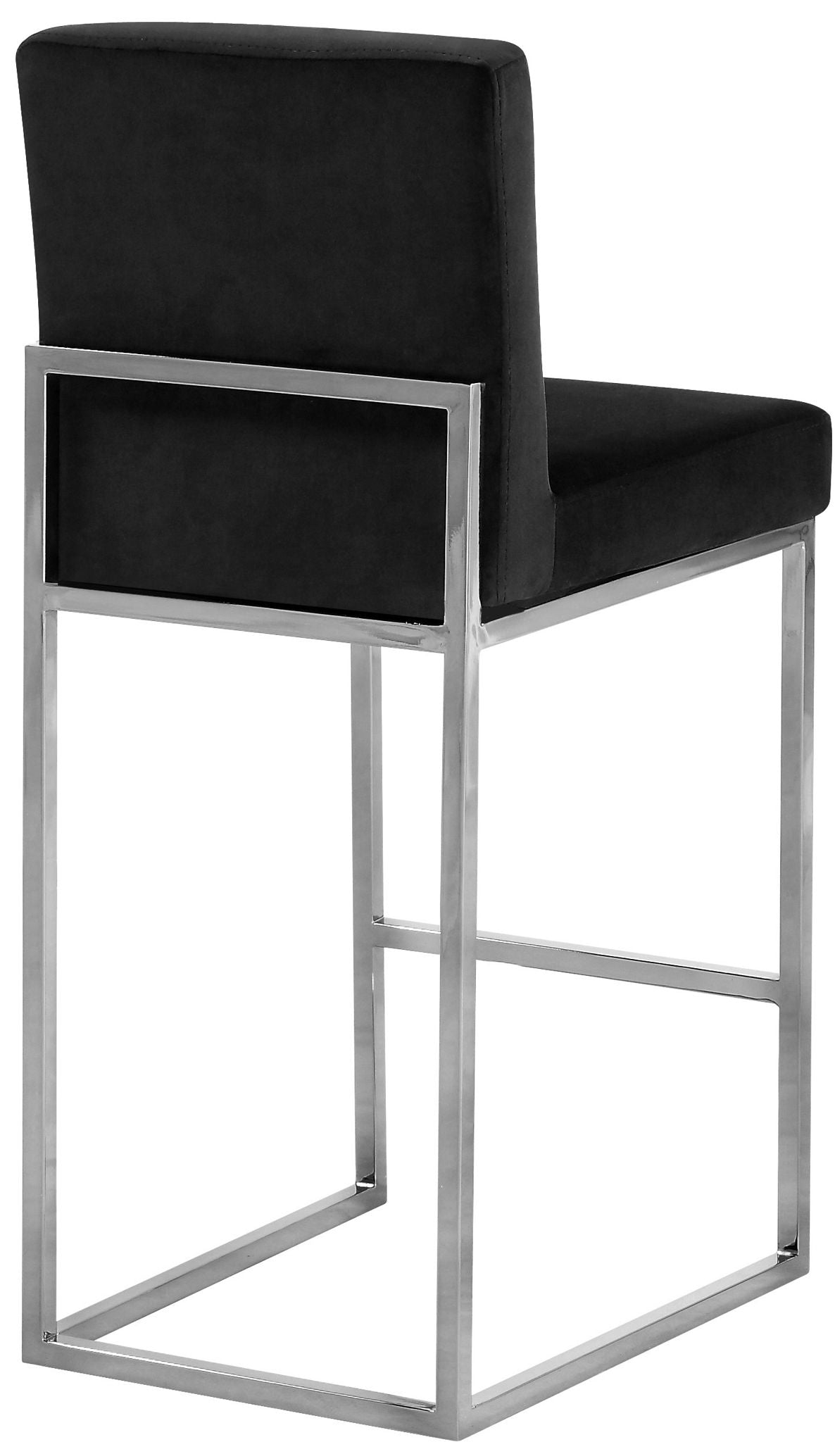 Giselle - Stool with Chrome Legs