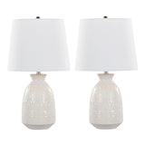 Claudia - 20" Ceramic Accent Lamp (Set of 2)