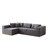 Modular L Shaped Sectional Compressed Sofa, Free Combination
