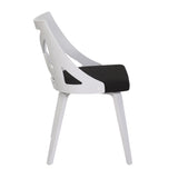 Charlotte - Farmhouse Chair (Set of 2) - White Textured Wood