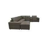 Modular Sectional With Large Square Arms, Custom Configuration