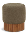 Veranda - Ottoman / Stool With Brown Base