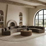 Avanti - Chenille Fabric Upholstered 3 Piece Modular Sectional