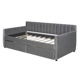 Upholstered Daybed With Slat Support