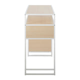 Display - Farmhouse Bar Height Table With Storage Space For Dining Room