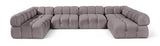 Orin - U-Shaped Velvet 6 Piece Modular Sectional