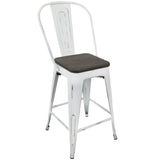 Oregon - High Back Counter Stool Set