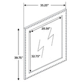 Melody - Upholstered Dresser Mirror