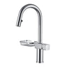 Cincosky - High Arc Pull Down Kitchen Faucet, Single Hole