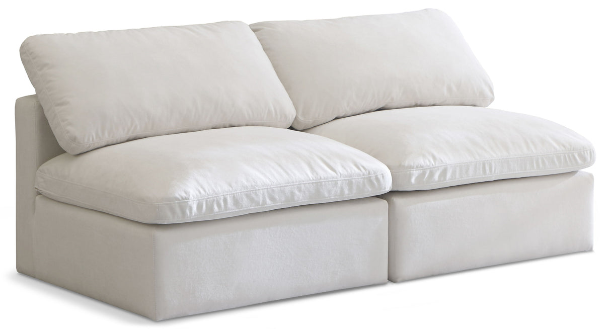 Plush - Modular Armless 2 Seat Sofa