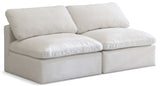 Plush - Modular Armless 2 Seat Sofa