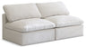 Plush - Modular Armless 2 Seat Sofa