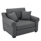 Modern Chenille Oversized Armchair, Chair And A Half, Single Sofa