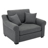 Modern Chenille Oversized Armchair, Chair And A Half, Single Sofa