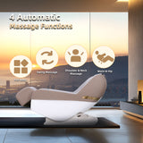 Knead Tap Shiatsu Massage Chair, Zero Gravity Full Body With Auto Modes And Airbag Massage