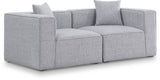 Cube - Linen Modular 2 Seat Sofa