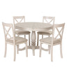 5 Piece Dining Room Set, Table And Chairs Set For 4 Persons