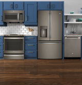 GE GFE28GMKES - 36 in. 27.7 cu. ft. French Door Refrigerator with Ice & Water Dispenser - Fingerprint Resistant Slate