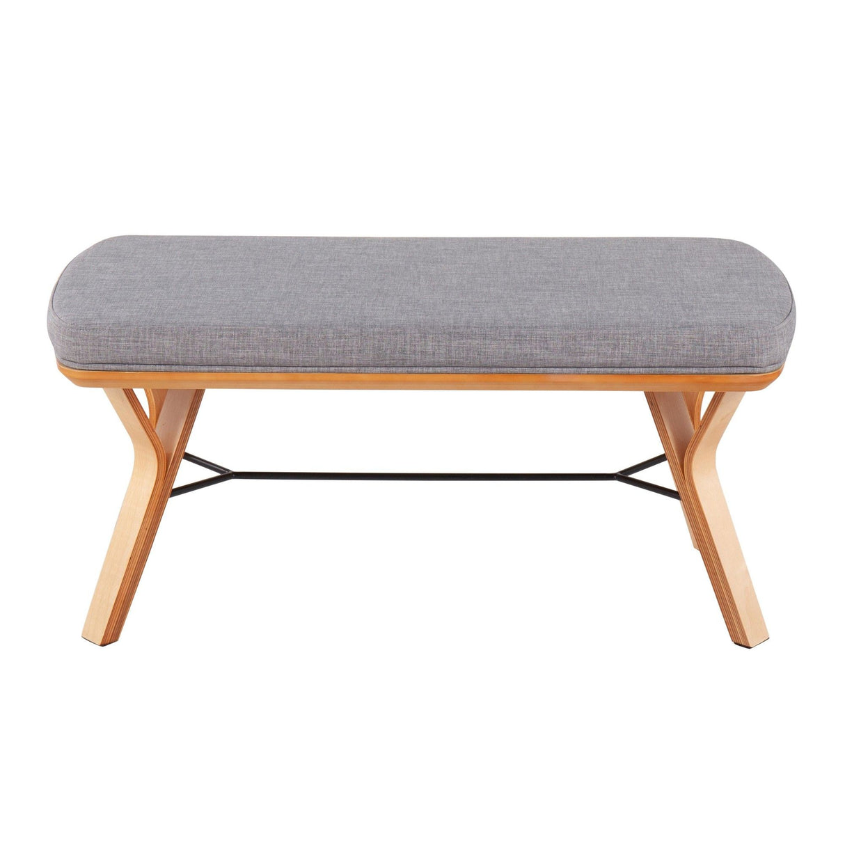 Folia - Mid-Century Modern Bench