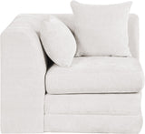 Stellar - Chenille Fabric Upholstered Modular Corner Chair
