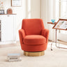 Teddy Swivel Barrel Chair, Swivel Accent Chairs Armchair For Living Room