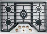 Café CGP95303MS2 30 inch gas cooktop front view