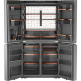 Café CHE23DM5WS5 Quad-Door Refrigerator - Open Interior View