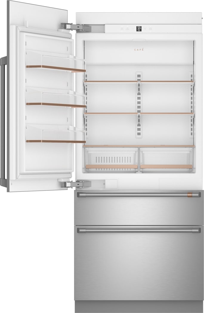 Café CIC36LK6ZII built-in refrigerator - shelving detail