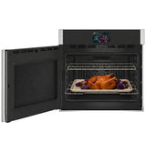GE Profile PTS700LSZSS wall oven — oven cavity and racks