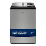 Maytag MTW7205RR Pet Pro Top Load Washer Classic Silver
