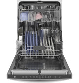 GE(R) ENERGY STAR(R) Fingerprint Resistant Top Control with Stainless Steel Interior Dishwasher with Sanitize Cycle & Dry Boost with Fan Assist - (GDP665SYNFS)
