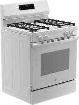 GE GGF400PVWW 30-inch Gas Range White - Oven Interior