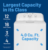 GE GTW325ASWWW washer detail