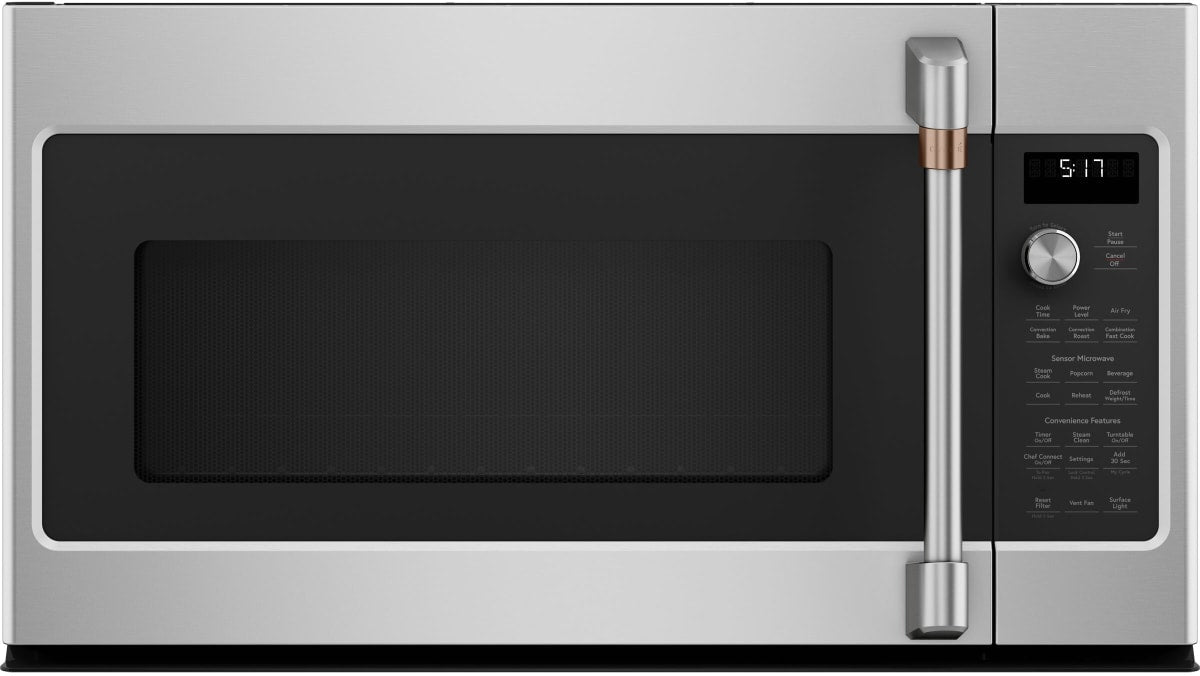 Cafe 1.7 Cu. Ft. Convection Over-the-Range Microwave Oven with Air Fry - Stainless Steel