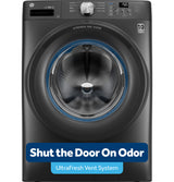 GE GFW350SPYDS 4.6 cu. ft. front load washer in Carbon Graphite