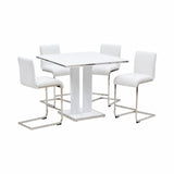 Amanda - Dining Table Set With Stools