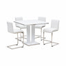 Amanda - Dining Table Set With Stools