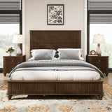 Platform Bed Frame With Tall Headboard