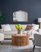 Arch Mirror, Baroque Inspired Wall Decor For Bathroom, Bedroom, Living Room