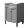 Bathroom Vanity With 2 Doors And Tip Out Drawer, Soft Closing Hinges