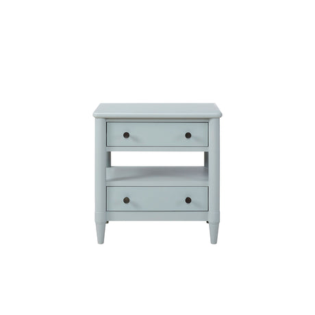 Open Nightstand With 2 Drawers