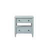 Open Nightstand With 2 Drawers