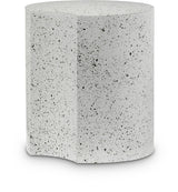 Dimple - End Table - Terazzo Finish